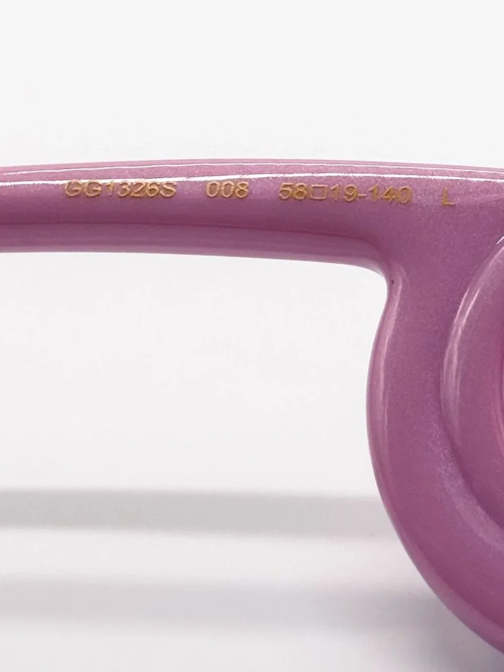 New Gucci Pink Square Women Pink Sunglasses GG1326S 008